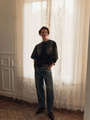 Embroidered blouse (GOTS) from LANIUS