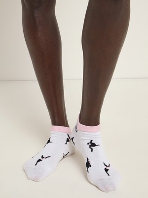 Sneaker socks with intarsia (GOTS) from LANIUS