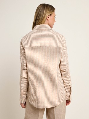 striped blouse jacket (OCS) from LANIUS