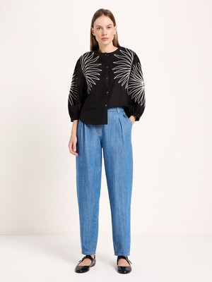Embroidered blouse (GOTS) from LANIUS