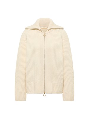 Ribbed cardigan (GOTS) from LANIUS