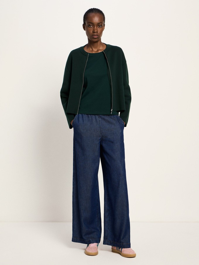 Cardigan with zipper (GOTS) from LANIUS