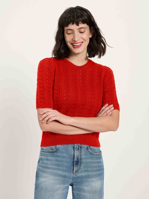short-sleeved sweater (GOTS) from LANIUS