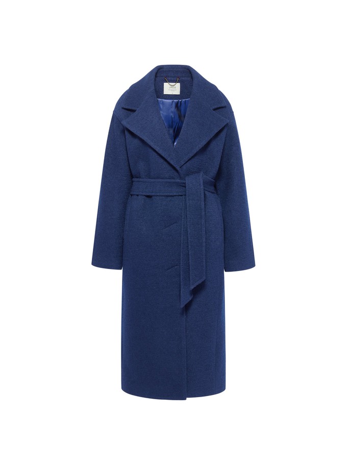 boiled wool coat with lapels (GOTS) from LANIUS