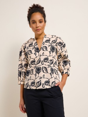 Bluse mit V-Ausschnitt (GOTS) from LANIUS