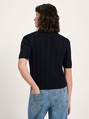 short-sleeved sweater (GOTS) from LANIUS