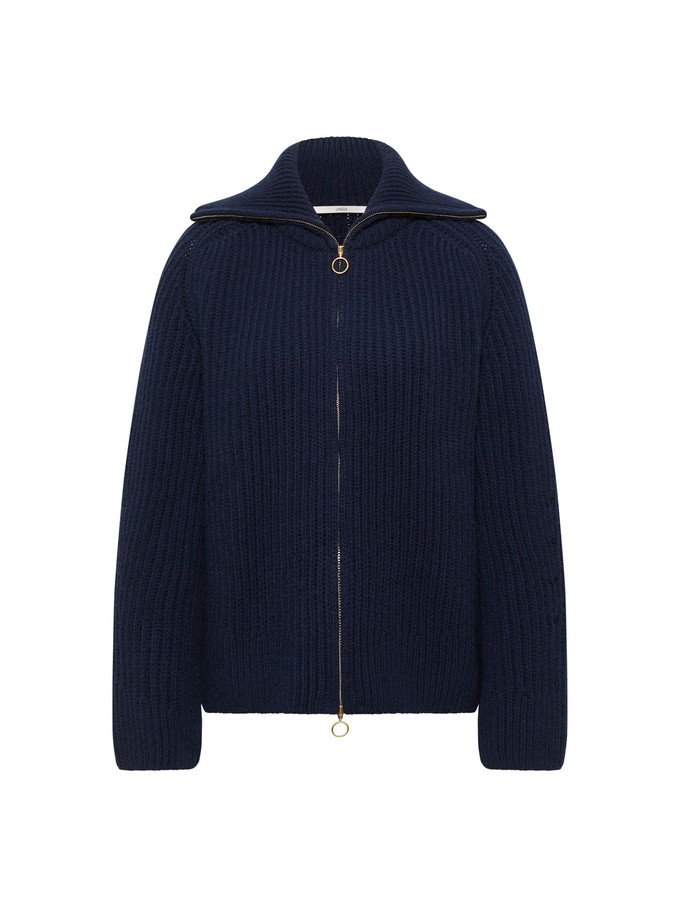 Ribbed Cardigan (GOTS) from LANIUS
