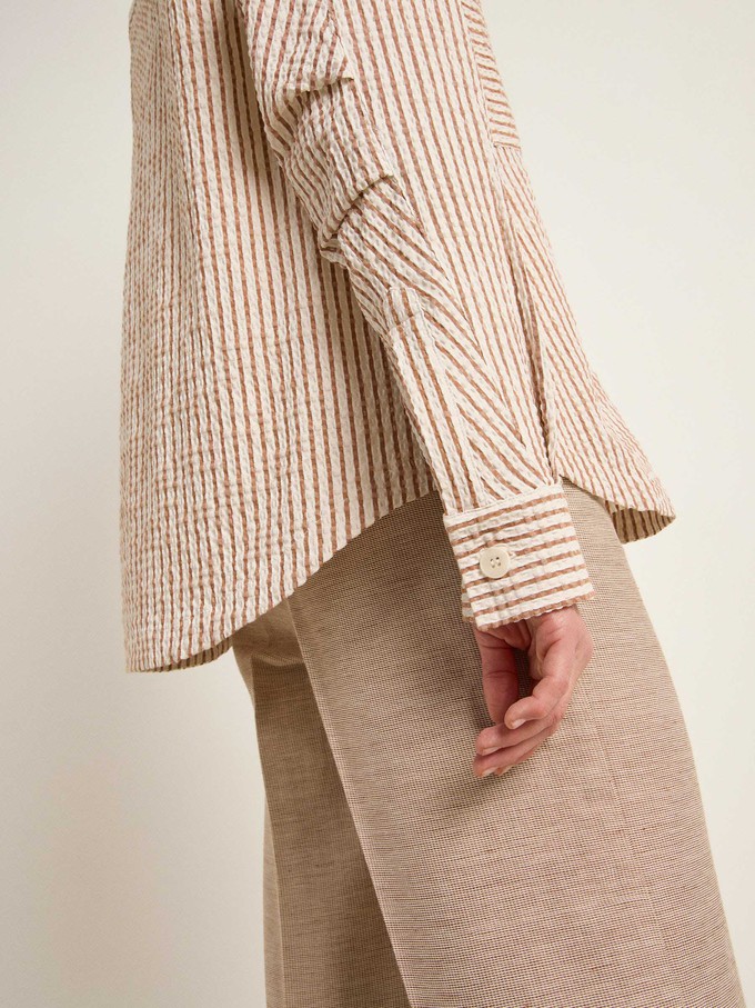 striped blouse jacket (OCS) from LANIUS