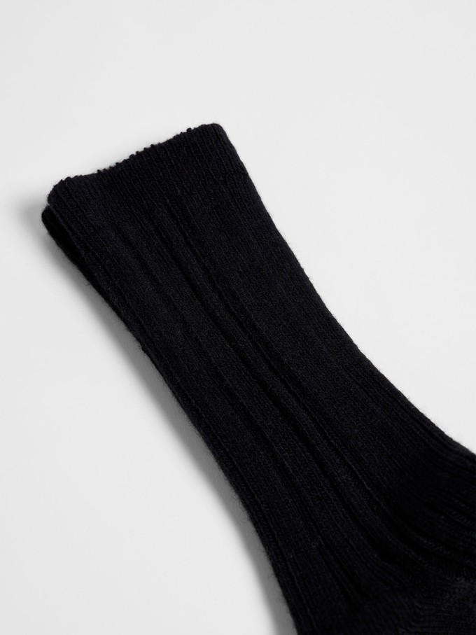 Ribbed knit socks (GOTS) from LANIUS