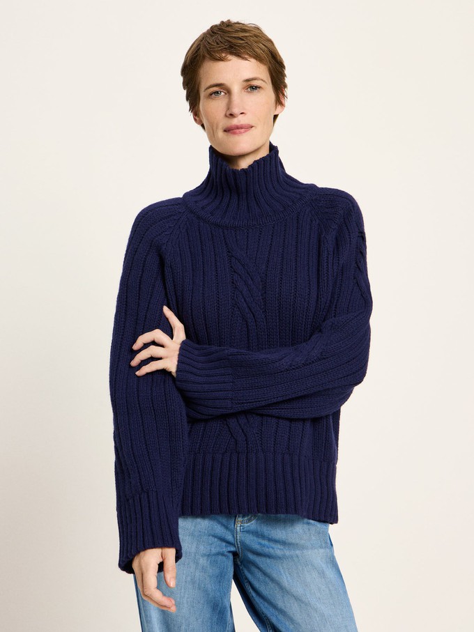 Ribbed sweater oversized (GOTS) from LANIUS