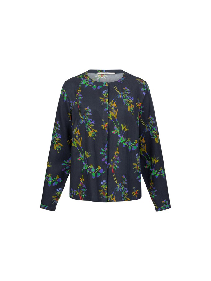 Blouse Print Winter Lotus from LANIUS