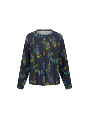 Blouse Print Winter Lotus from LANIUS