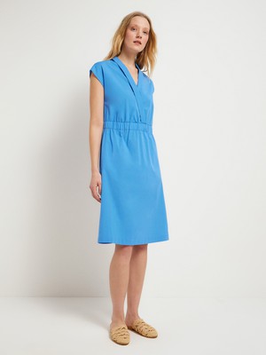 Dress with shawl collar (GOTS) from LANIUS
