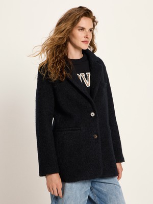 Boucle blazer coat (GOTS) from LANIUS