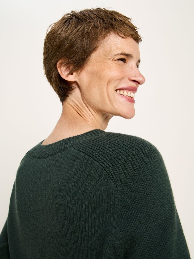 Cropped sweater (GOTS) from LANIUS