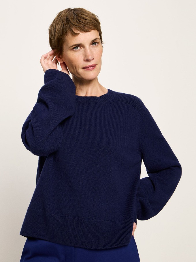 Cropped sweater (GOTS) from LANIUS