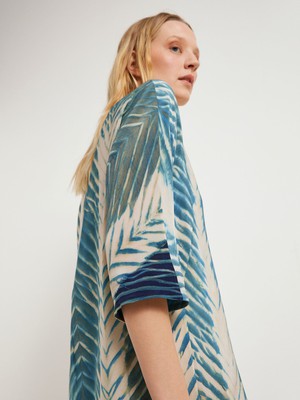 Silk dress print Tabu from LANIUS