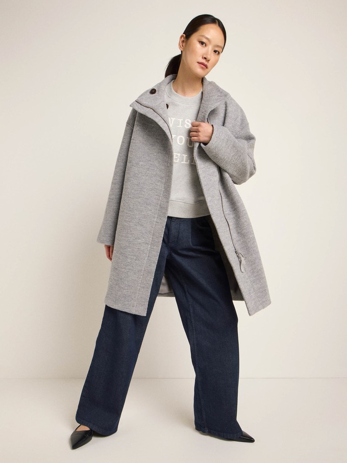 Oversized wool coat (GOTS) from LANIUS