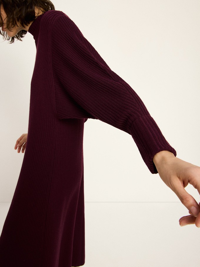 Ribbed knit dress (GOTS) from LANIUS