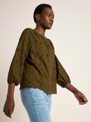 Organic cotton lace blouse from LANIUS