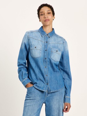 Denim blouse (GOTS) from LANIUS