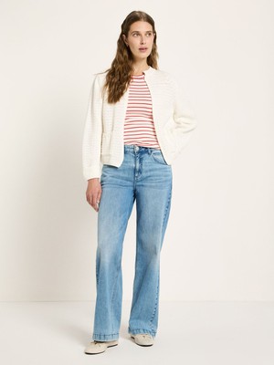 Textured cardigan (GOTS) from LANIUS