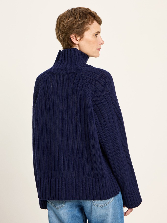 Ribbed sweater oversized (GOTS) from LANIUS