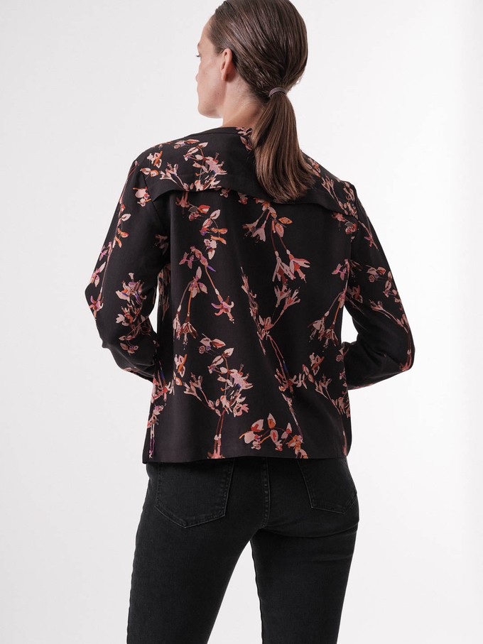 Blouse Print Winter Lotus from LANIUS
