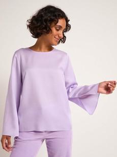 Blouse with slits via LANIUS