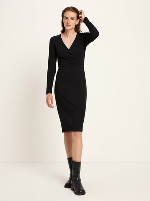 Wrap-effect dress from LANIUS