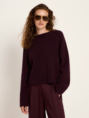 Cropped sweater (GOTS) from LANIUS
