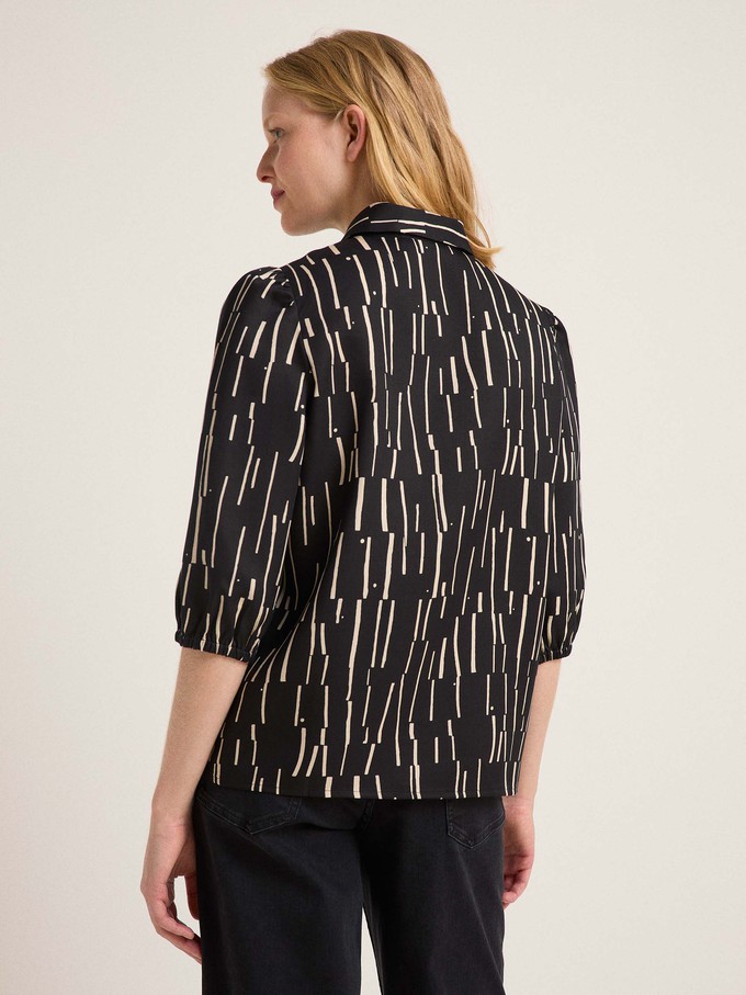 3/4-sleeve blouse print irregular from LANIUS