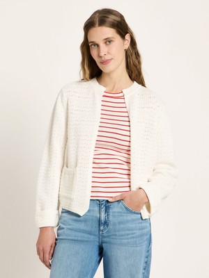 Textured cardigan (GOTS) from LANIUS