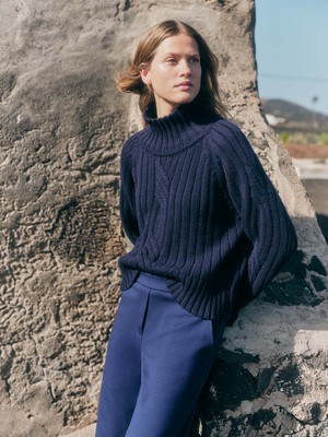 Ribbed sweater oversized (GOTS) from LANIUS