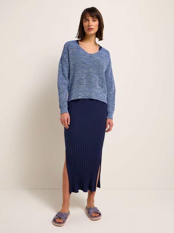 Sweater with structural details (GOTS) from LANIUS
