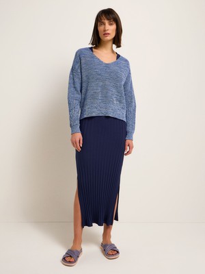 Sweater with structural details (GOTS) from LANIUS