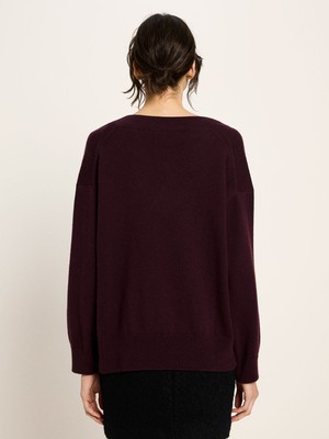 V-neck sweater (GOTS) from LANIUS