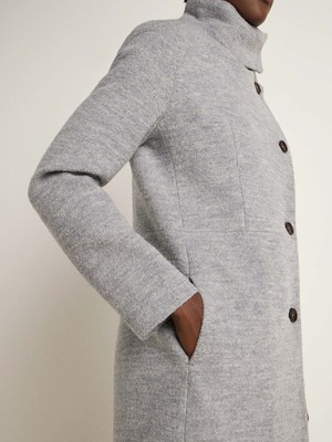 Walk coat with stand-up collar (GOTS) from LANIUS