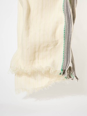 Scarf with jacquard edge from LANIUS