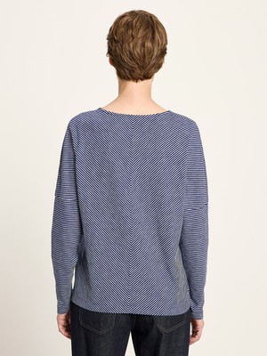 Shirt (GOTS) with V-neck from LANIUS