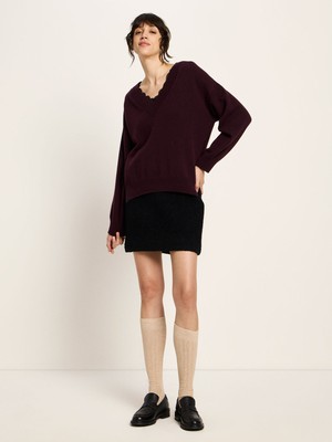 V-neck sweater (GOTS) from LANIUS