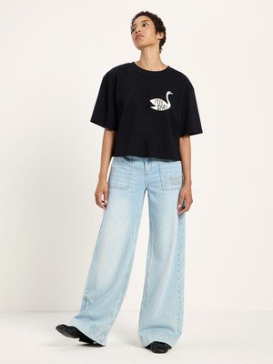 Oversized Statement T-Shirt (GOTS) from LANIUS