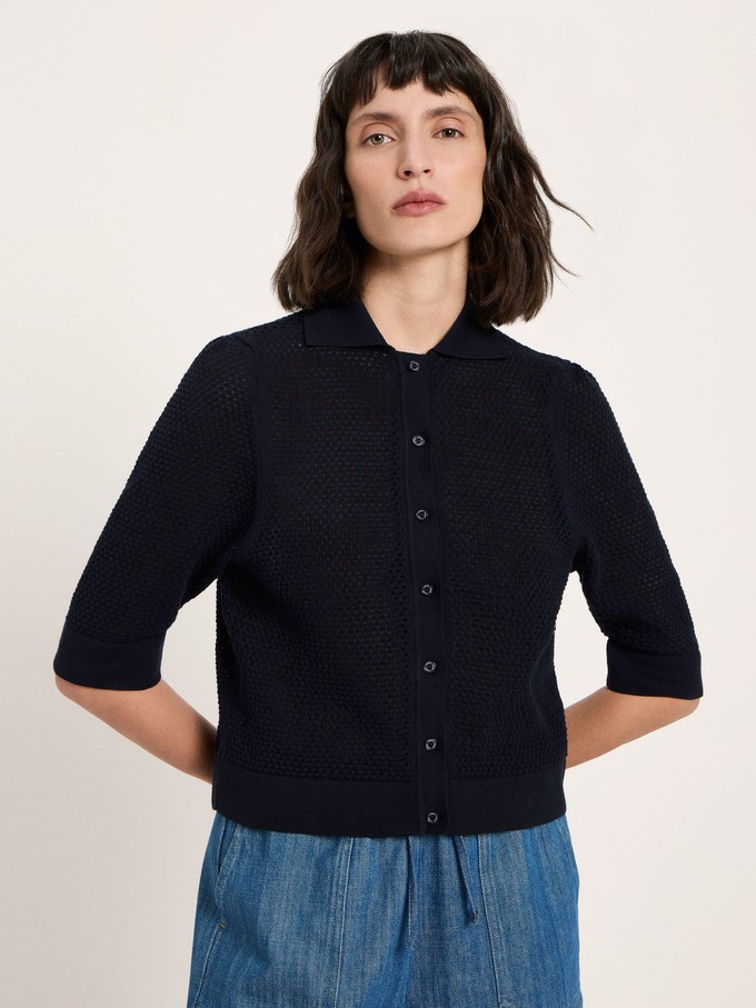 Short-sleeved cardigan (GOTS) from LANIUS