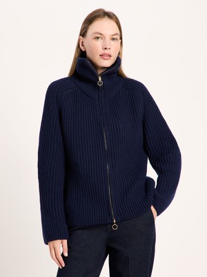 Ribbed Cardigan (GOTS) from LANIUS