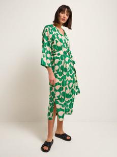 Midi Dress Print Graphic Dots via LANIUS