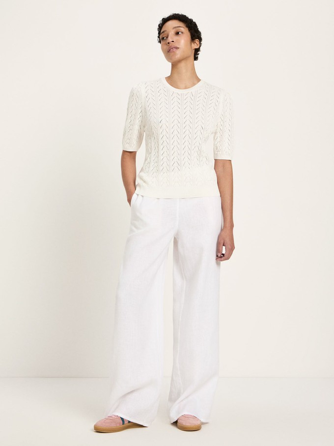 short-sleeved sweater (GOTS) from LANIUS