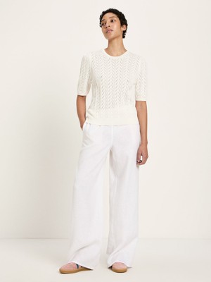 short-sleeved sweater (GOTS) from LANIUS