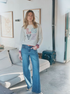 Pre-order - Sweater with embroidery from LANIUS