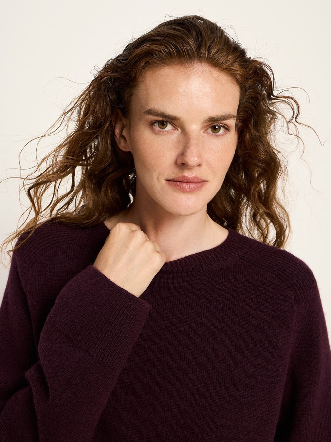 Cropped sweater (GOTS) from LANIUS