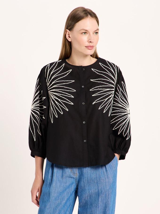 Embroidered blouse (GOTS) from LANIUS